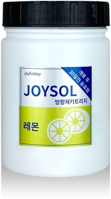 기분좋은날 방향제 카트리지 리필 소, 180g, 1개, 레몬