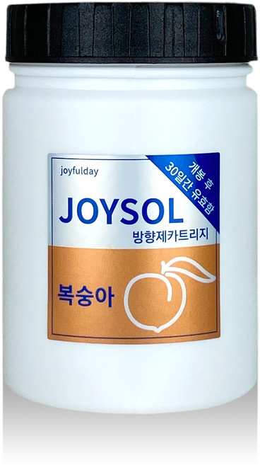 기분좋은날 방향제 카트리지 리필 복숭아 소, 180g, 1개, 과일/트로피칼향