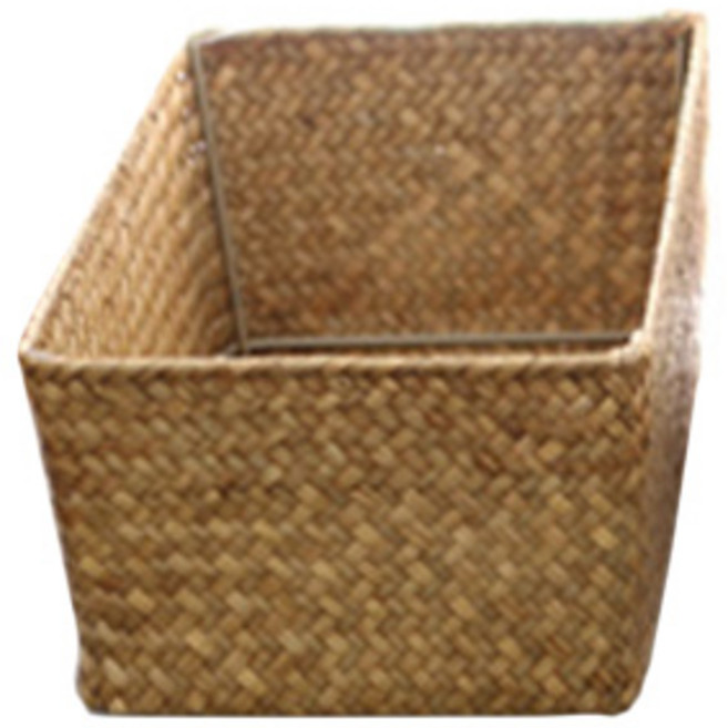 내일의공간 작은 직사각 라탄 바구니, 네츄럴, 1개