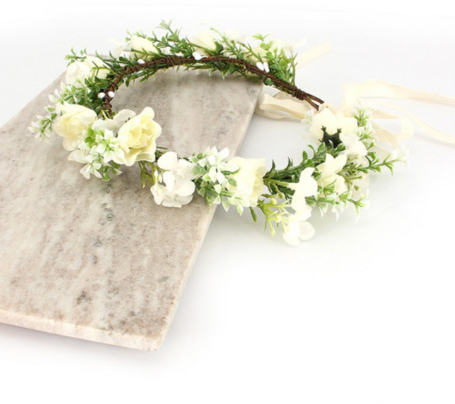 arang.rorang Marianne 尺寸可調嬰兒花冠