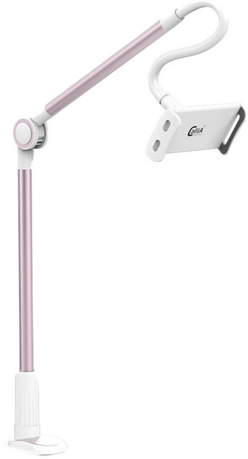 CalliA 휴대폰 태블릿PC 자바라 거치대, CF-1000, 핑크