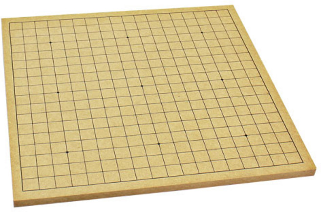 벧엘 1.5cm 기원형 장기 겸용 양면 사용 바둑판, 혼합색상, 1개