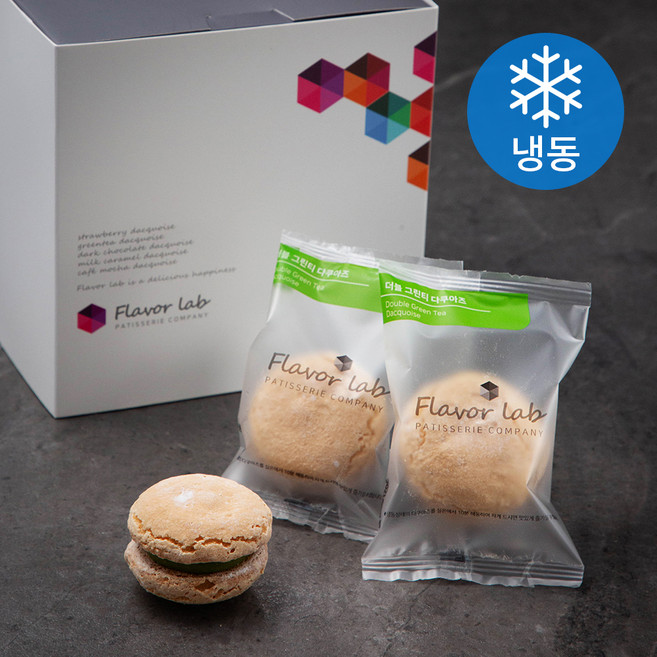 플레이버랩 더블 그린티 다쿠아즈 (냉동), 30g, 10개입, 1개