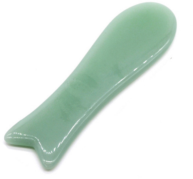 MEO 인도 비취 물고기 괄사, 1개