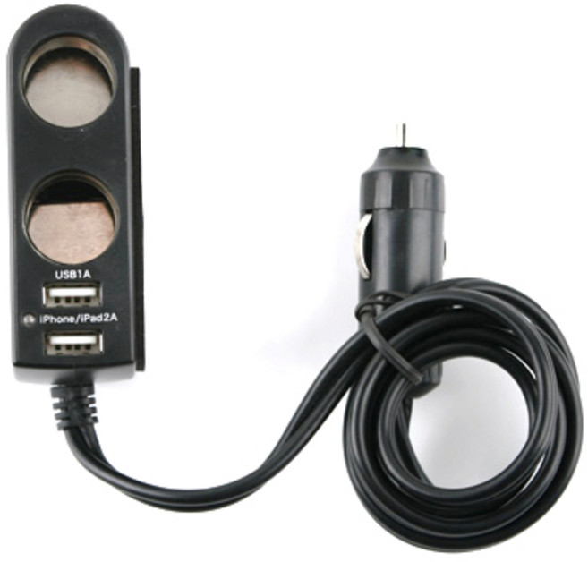 컴스 차량용 3.1A 멀티 시가소켓, MV985