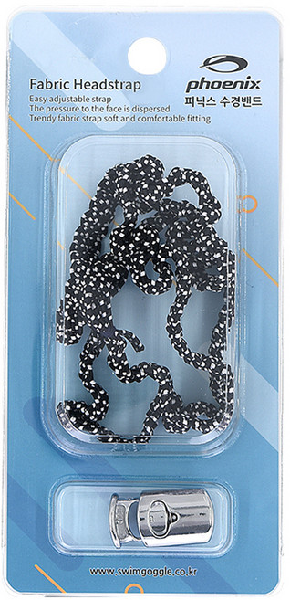 피닉스 패브릭 수제 수경밴드 PB-200, Black, 1개