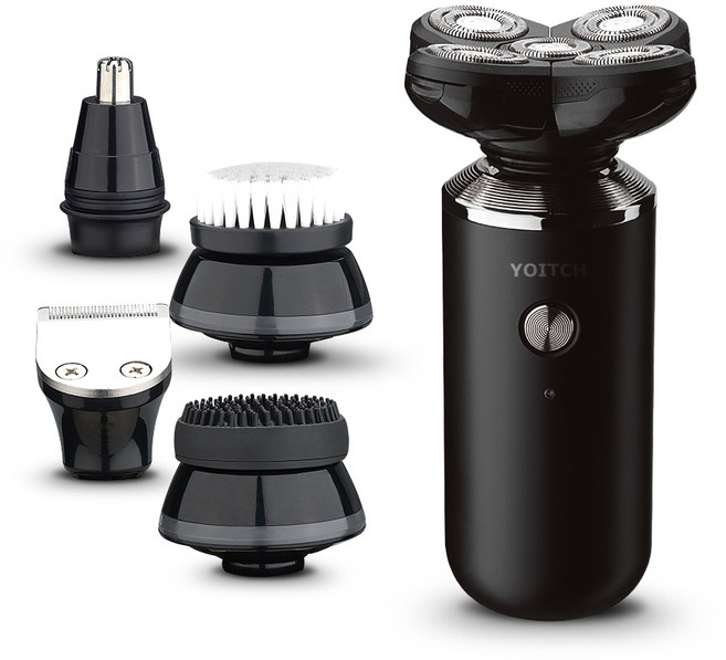 요이치 5 in 1 다용도 전기면도기, YBT-ER200, 블랙