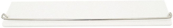 욕실플러스 인조대리석 일자선반, 화이트, 1개