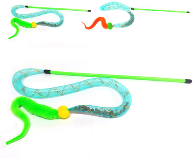 힐링타임 고양이 캣닢 스네이크 블링낚시대 NH-0156, 랜덤발송, 3개