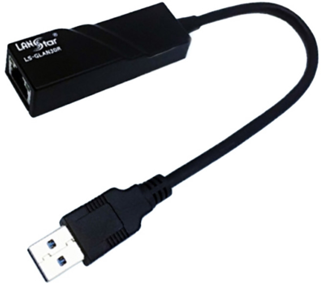 랜스타 USB 3.0 기가 유선 랜카드, LS-GLAN30R, 1