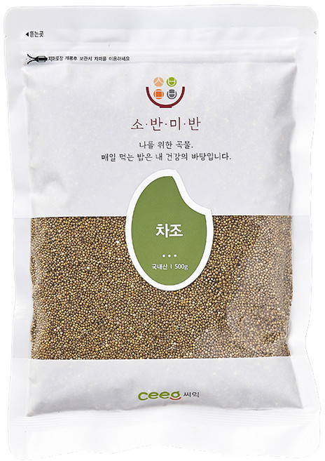 씨익 소반미반 차조, 500g, 1개