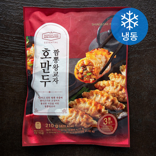 신세계푸드 호텔컬렉션 호만두 짬뽕왕교자 (냉동), 210g, 1개