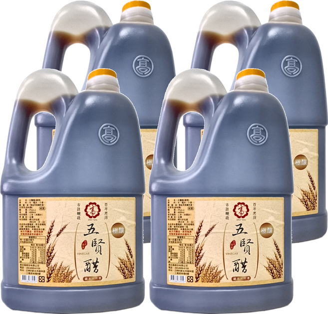 高記 五賢醋 調理, 4L, 4桶
