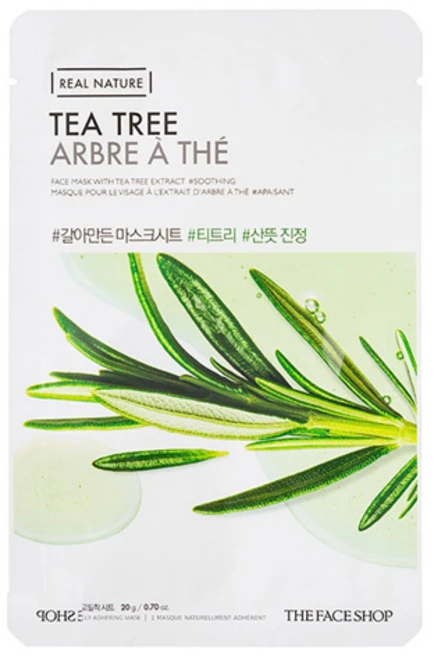 더페이스샵 갈아만든 마스크시트 티트리 20g, 1개입, 1개 - 쿠팡