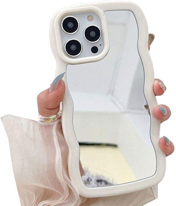 푸트로랩 컬러 엣지 웨이브 미러 휴대폰 케이스