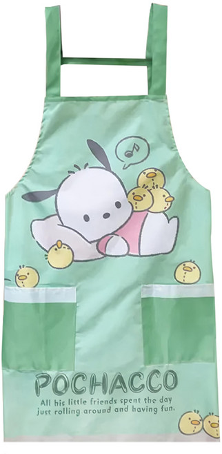 Pochacco 帕恰狗 圍裙, 慵懶時光 綠色, 1件