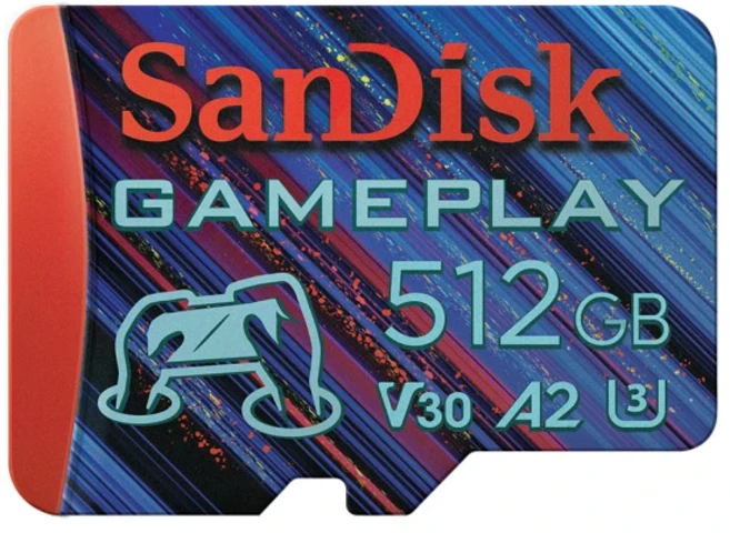 SanDisk 晟碟 公司貨 GamePlay microSD card for Mobile Gaming 記憶卡 SDSQXAV-512G-GN6XN, 512GB, 1個
