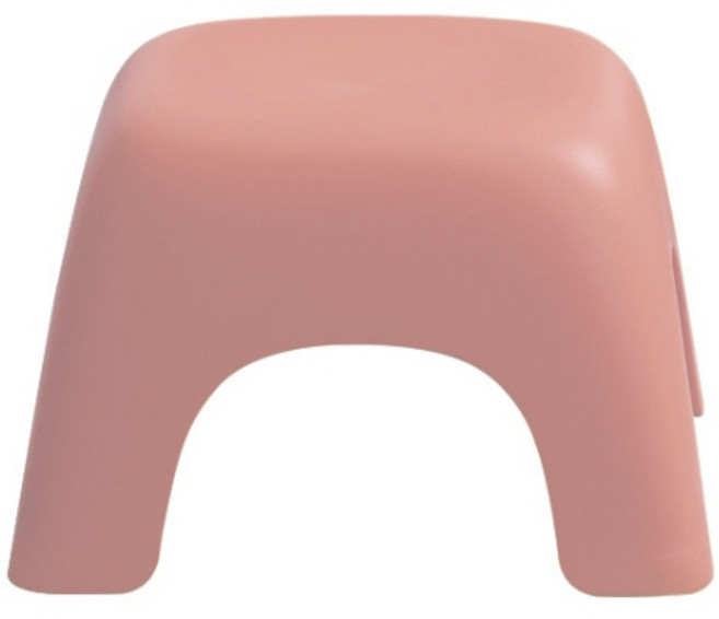 미끄럼 방지 욕실의자 낮은 타입, 인디핑크