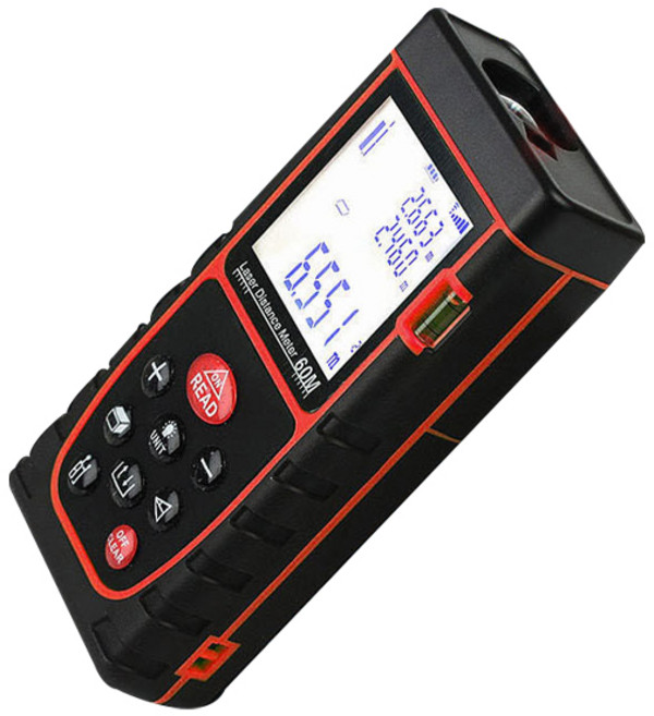 雷射捲尺測距儀 紅色 40m, 1個