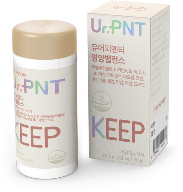 유어피엔티 영양밸런스 영양제, 90정, 1개