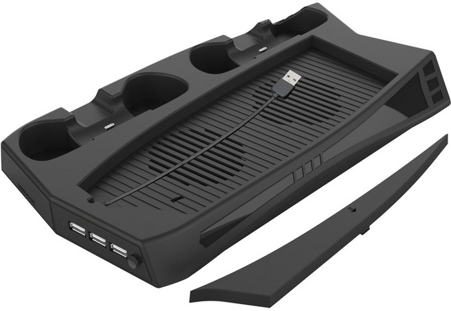 케이제이에이치 PS5 듀얼센스 쿨링 콘솔 게임기 스탠드, KJH-P5-010, 1개