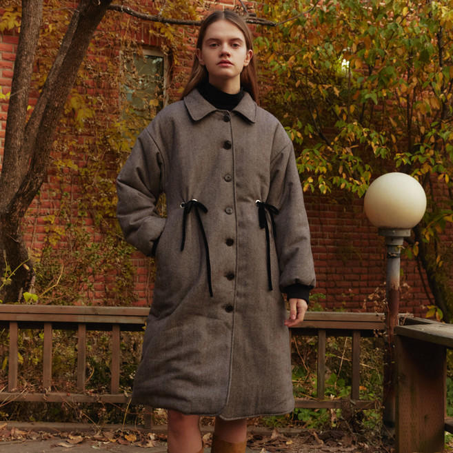 1159스튜디오 A3 HERRINGBONE PADDING LONG JUMPER