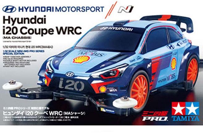 TAMIYA 田宮 現代 i20 Coupe WRC 迷你四驅車 95517, 多色, 1個