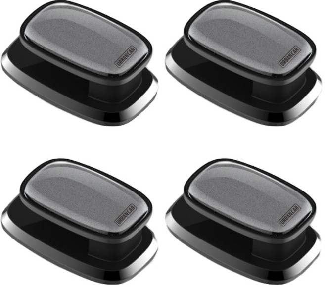 어반카 다용도 접착식 멀티 후크, 4개, 그레이