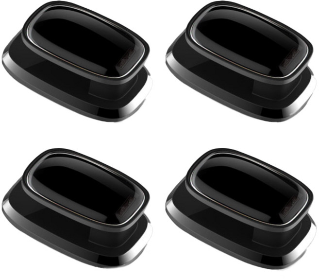 어반카 접착식 멀티 다용도 후크, 4개, 블랙