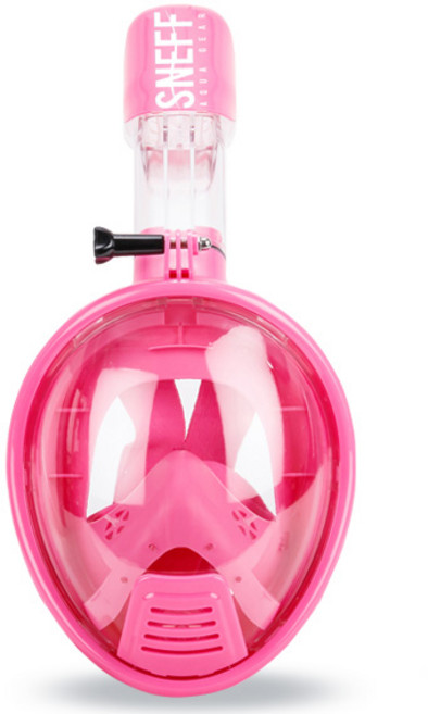 스네프 아동용 스마트 스노클링 마스크 SMT-2001, 핑크