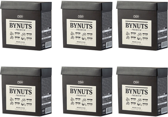 오트리 바이넛츠 프리미엄, 20g, 6개