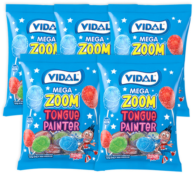 비달 메가줌 페인터 캔디 랜덤발송, 100g, 5개