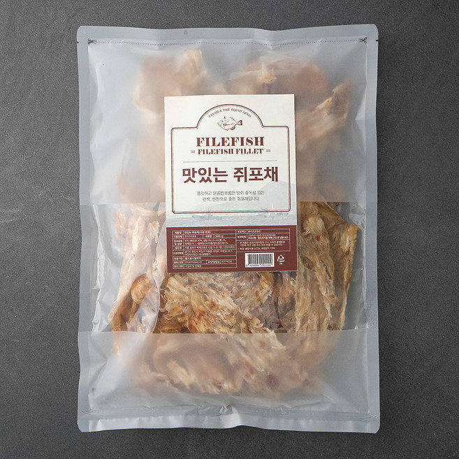 청해명가 맛있는 쥐포채, 500g, 1개