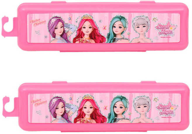 시크릿쥬쥬 별빛 다용도 수저케이스, PN311, 2개