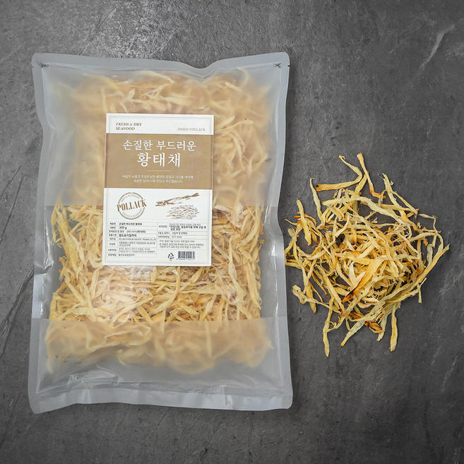청해명가 손질한 부드러운 황태채, 300g, 1팩