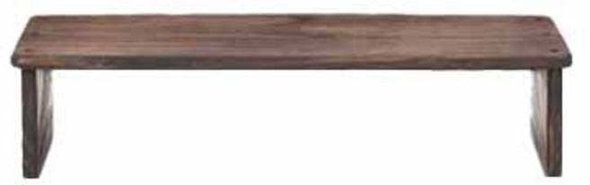 숲애 소나무 통원목 모니터 받침대 미디움 1단 110, 엔틱, 1개