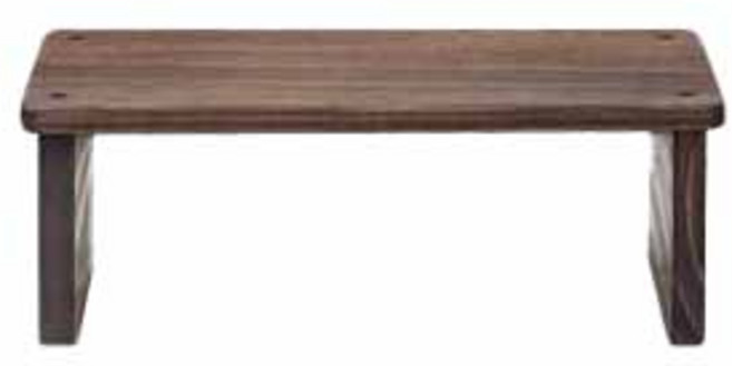 숲애 소나무 통원목 모니터 받침대 미니 1단 110, 엔틱, 1개