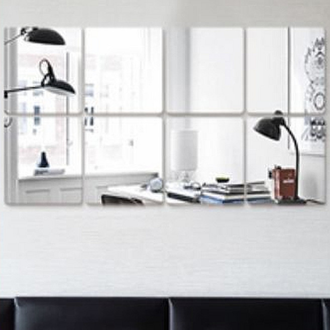 사각 아크릴 벽거울 25 x 25