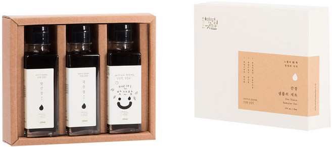 부엉이곳간 간장 샘플러 3종 세트, 1세트, 300ml