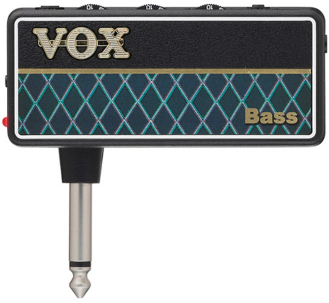 VOX amPlug2 Bass 헤드폰 베이스 앰프, AP2BS, 혼합색상, 1개