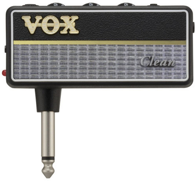VOX amPlug2 Clean 헤드폰 기타 앰프, AP2CL, 혼합색상, 1개