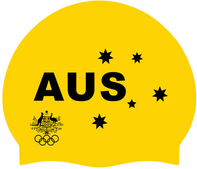 수미사 호주 실리콘 수영모 SC-W001-4, 옐로우블랙, 1개