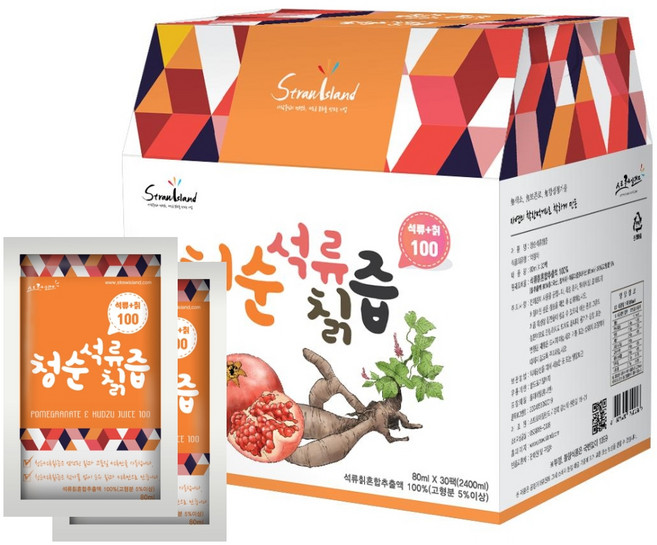 청순 석류 칡즙, 30개, 80ml