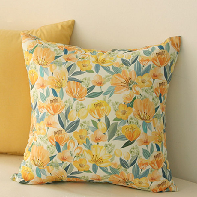 앤코튼 린넨 비비드 쿠션 커버