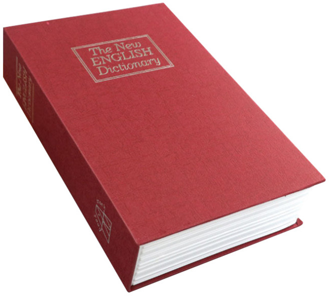 스토리빙 비밀 미니 책금고 소형, 레드