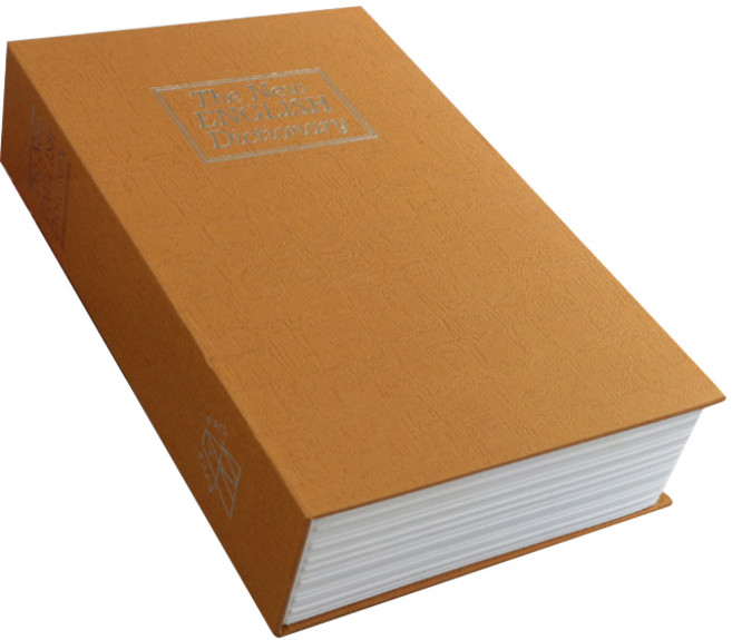 스토리빙 비밀 미니 책금고 소, 브라운