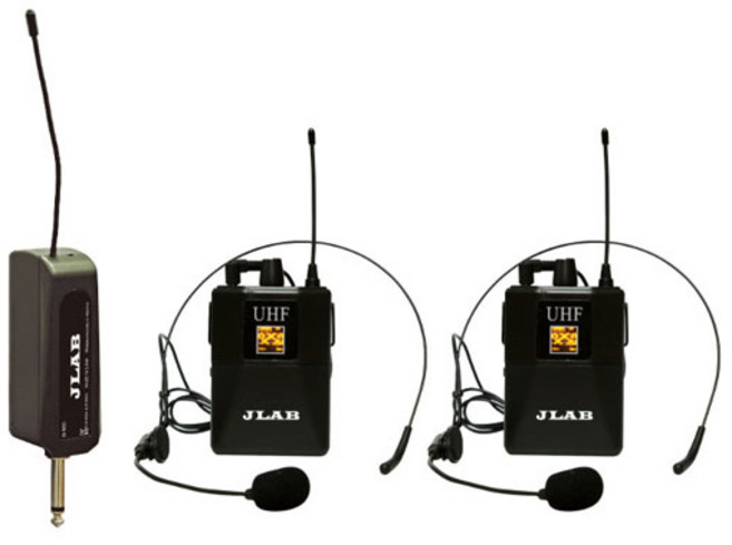 JLAB 2채널 무선헤드셋마이크 2p + 수신기 세트, JLB-900(수신기), AB-900(헤드마이크)