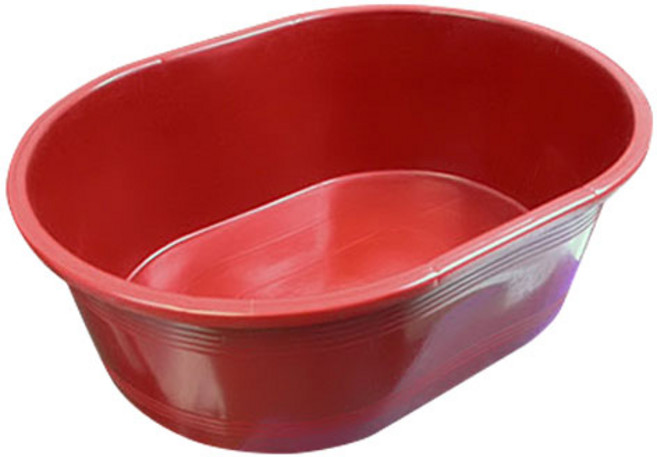 국내 제조 엠에스코리아 다용도 플라스틱 타원형 김장 대야, 1개