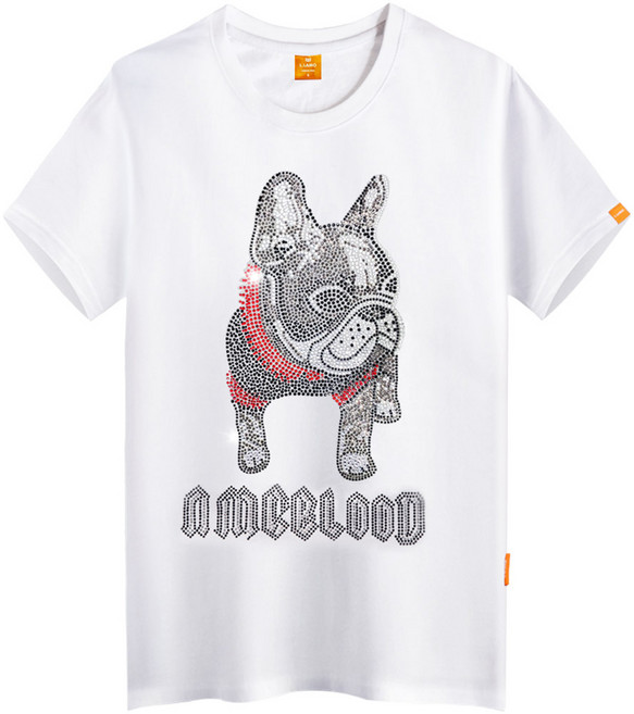 엘라모 남녀공용 큐빅도그 통기성 반팔