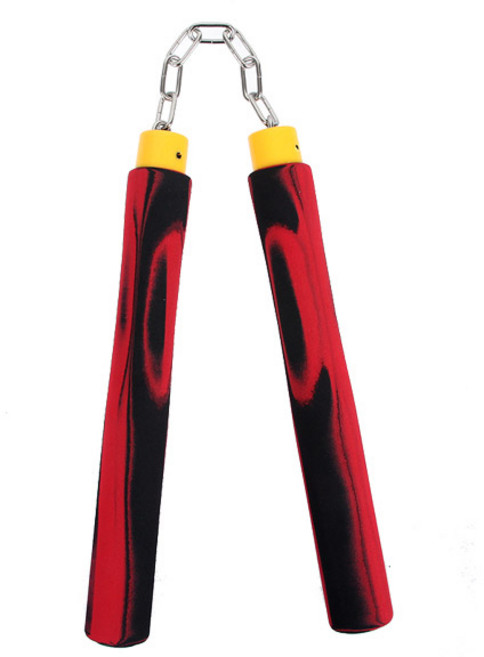 프로칸 스폰지 쌍절곤 25cm, 레드, 1개